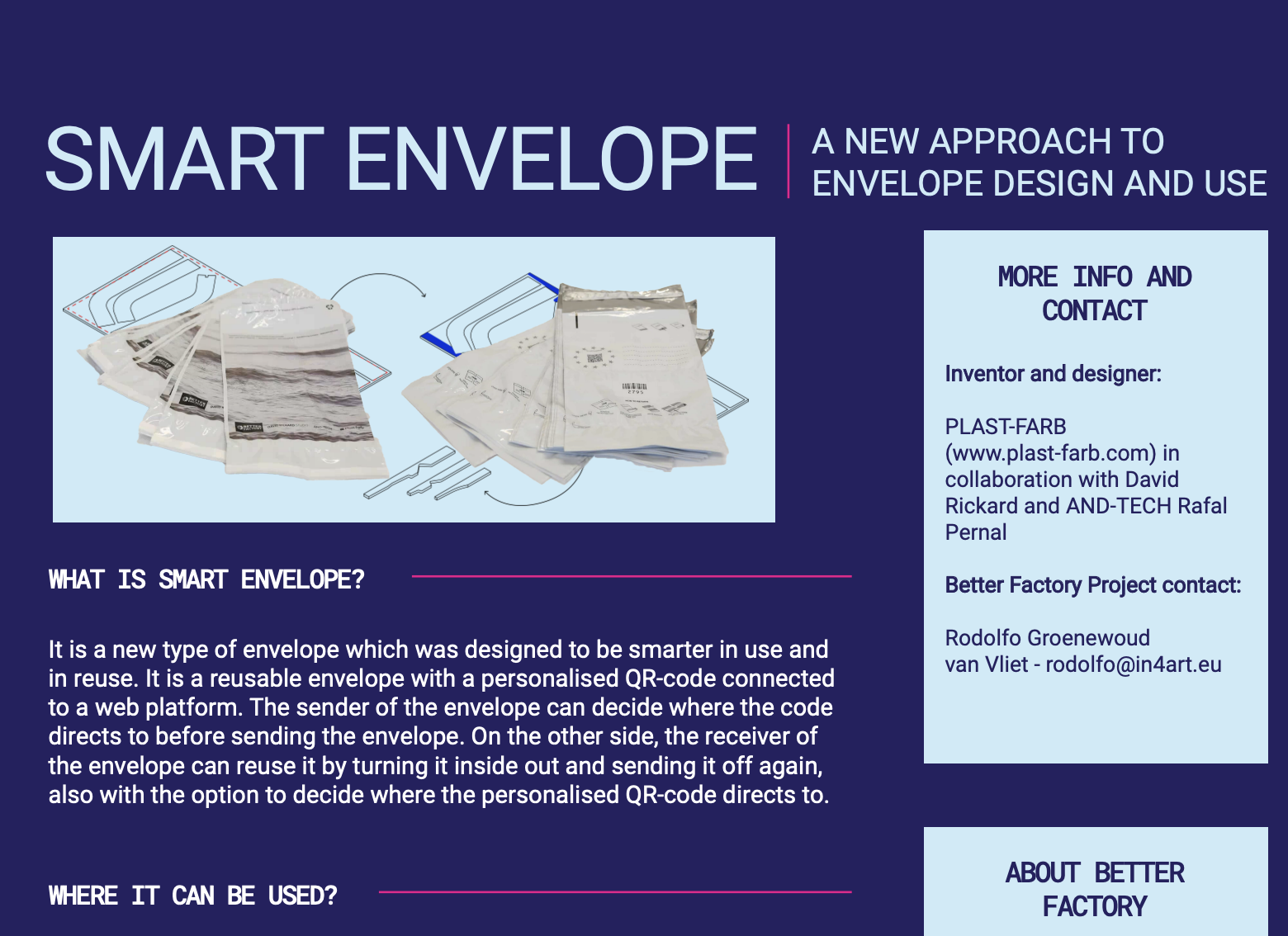 smart envelope factsheet